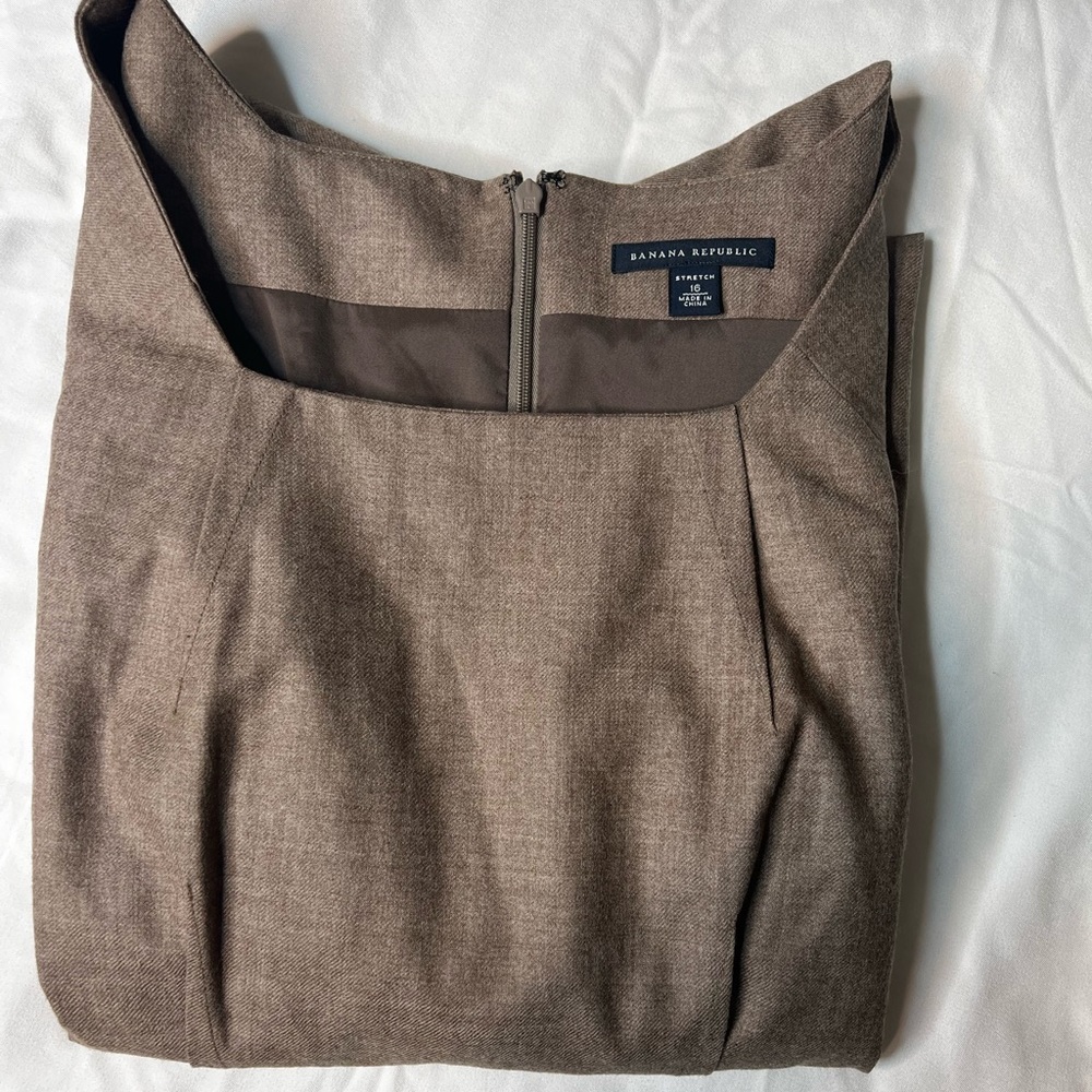 Banana Republic Brown Midi Dress